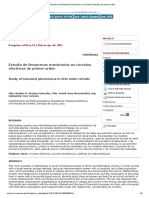 Estudio de Fenómenos Transitorios en Circuitos Eléctricos de Primer Orden PDF