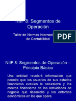 Taller de Normas Internacionales de Contabilidad - NIIF 8 Segmentos de Operación