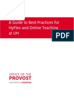 Guide To Hyflex and Online Teaching - University of Houston