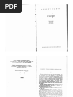 Camus - Eseje (Mit Syzyfa) PDF | PDF