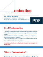 Food Contamination: Dr. Sireen Alkhaldi