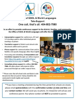 Aps Esol Tele-Support March 2020