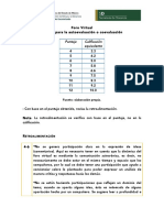 Criterios para Evaluar - Foro Virtual