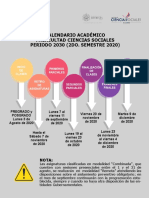 CALENDARIO ACADÉMICO FCS 2030