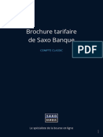 Brochure Tarifaire Compte Classic Saxo New 2020