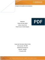 Matriz de Impacto de Las Politicas Macroeconomicas - GRUPO #3 NRC 6055