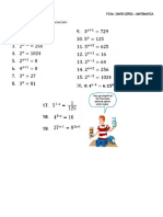 Laboratorio de Ecuaciones Exponenciales y Introduccion A Los Logaritmos PDF