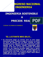 Ingenieria Sostenible A Precios Reales