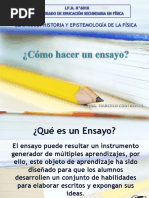 Estructura de Un Ensayo