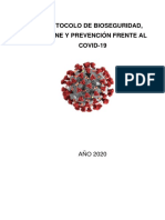 Protocolo de Bioseguridad SEDENA Version