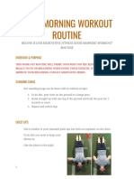 Workout Plan PDF