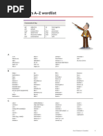 Pre A1 Starters A-Z Wordlist: Grammatical Key