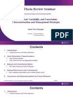 PHD Thesis Review Seminar: Photovoltaic Variability and Uncertainty Characterization and Management Strategies