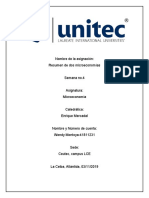 Tarea No.4 - Resumen Microeconomias