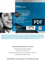 Gardel Musico. Su Proyeccion en La Histo PDF