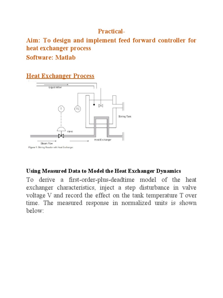 Heat Exchanger Process Practical 2 Feedforwrd2 | PDF | Control Theory ...