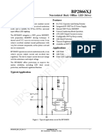 BP2866XJ: Non-Isolated Buck Offline LED Driver Description Features
