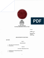 ACT NO. 12 OF 2019 Natural Resource Fund Act 2019: Guyana