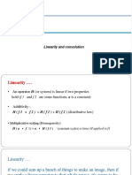 Linearity and convolution: Properties and applications of linear operators