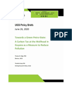 A Carbon Tax at The Wellhead in Guyana - Policy Brief For The Guyana EPA - Final