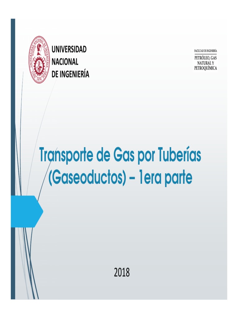 Flujo de Gas en Tuberías: Ecuaciones y Ejemplos | PDF | Gases | Presión