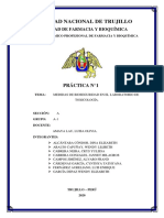 TOXICOLOGIA Informe 1 Pract Normas de Seguridad PDF