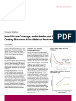 How Silicone Coverage, and Adhesive and Silicone Coating Thickness Affect Release Performance