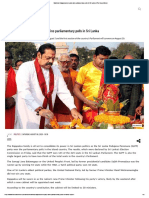 Mahinda Rajapaksa-Led Party Wins Parliamentary Polls in Sri Lanka - The News Minute