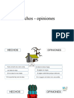 Hechos - opiniones