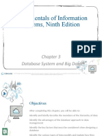 Fundamentals of Information Systems, Ninth Edition: Database System and Big Data