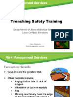 Trenching Safety Training: Department of Administrative Services Loss Control Services