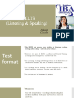 All About IELTS (Listening & Speaking) Prep