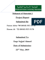 Project Report Submitted By:: Mehancis of Materials 2