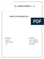 Services Marketing DA 1