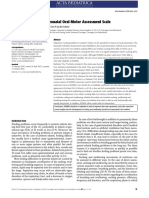 The Reliability of The Neonatal Oral-Motor Assessment Scale: Keywords