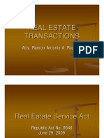 Real Estate Transactions