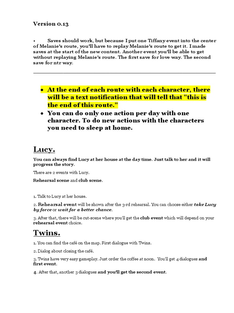 Lucy and Melanie Route Guide | PDF | Leisure | Sports