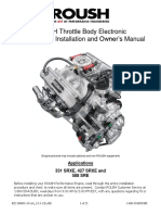 Roush 302 Ford F.I. gt40 R21180001-10-AA-Throttle-Body-EFI-Instructions