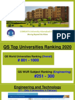 CUI Introduction+FoE - QS World Ranking