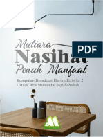 [Serial 10] Mutiara Nasihat Penuh Manfaat