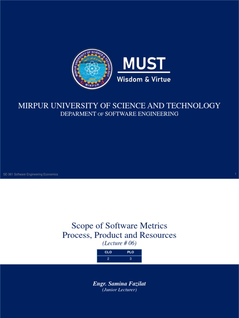 Mirpur University of Science and Technology: Deparment Software ...