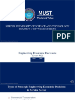 Mirpur University of Science and Technology: Deparment Software Engineering