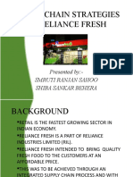 Supply Chain Strategies of Reliance Fresh