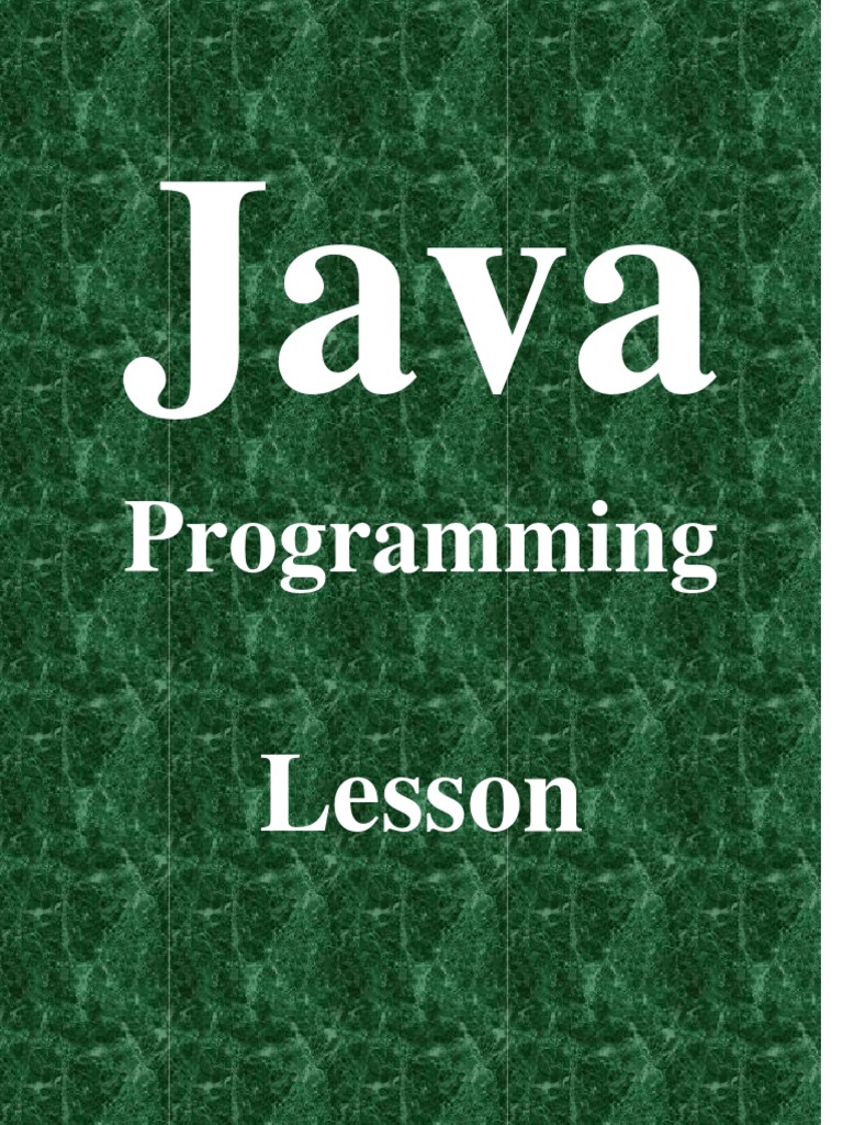 មេរៀន Java Programming ភាសាខ្មែរ PDF | PDF