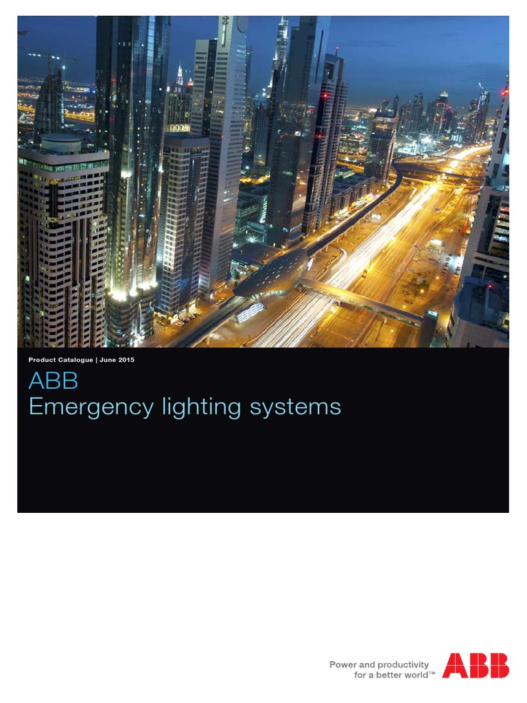 ABB Emergency Lighting Catalog PDF Lighting Computing And