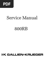 Service Manual 800RB