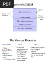 Layers of A DBMS: Query Optimization Query Processor Query