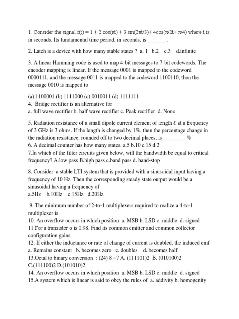 Circuitrix Event: Key Questions and Concepts | PDF | Amplifier ...