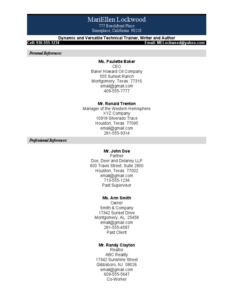 References Sample | PDF | Business