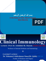 Clinical Immunology Lecture 6
